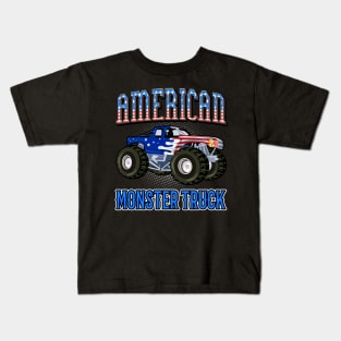 American Monster Truck Kids T-Shirt